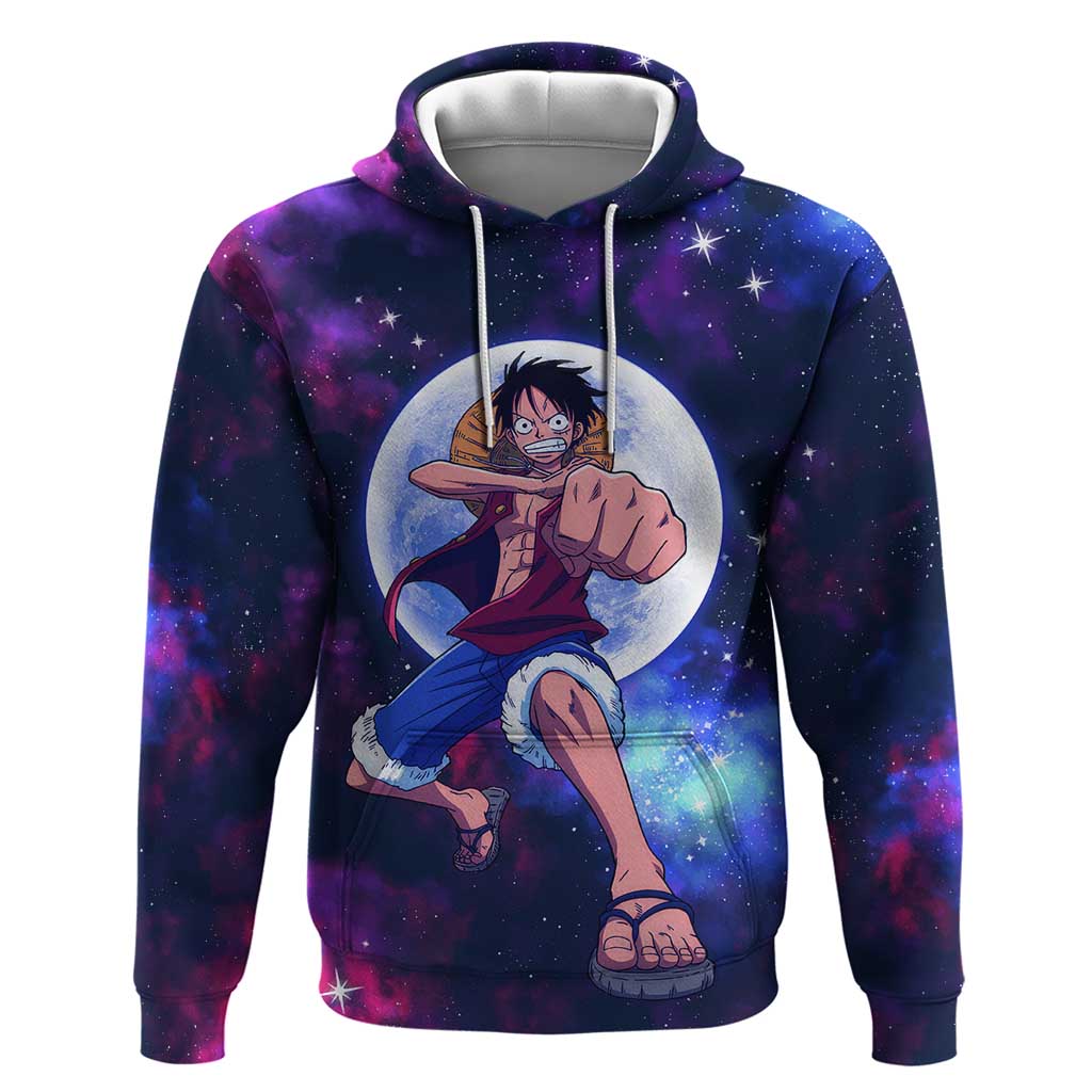 One Piece Lunar Ring Luffy Hoodie Anime Style