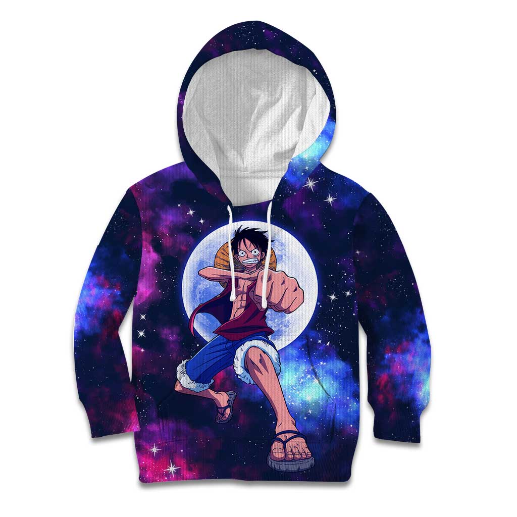 One Piece Lunar Ring Luffy Kid Hoodie Anime Style