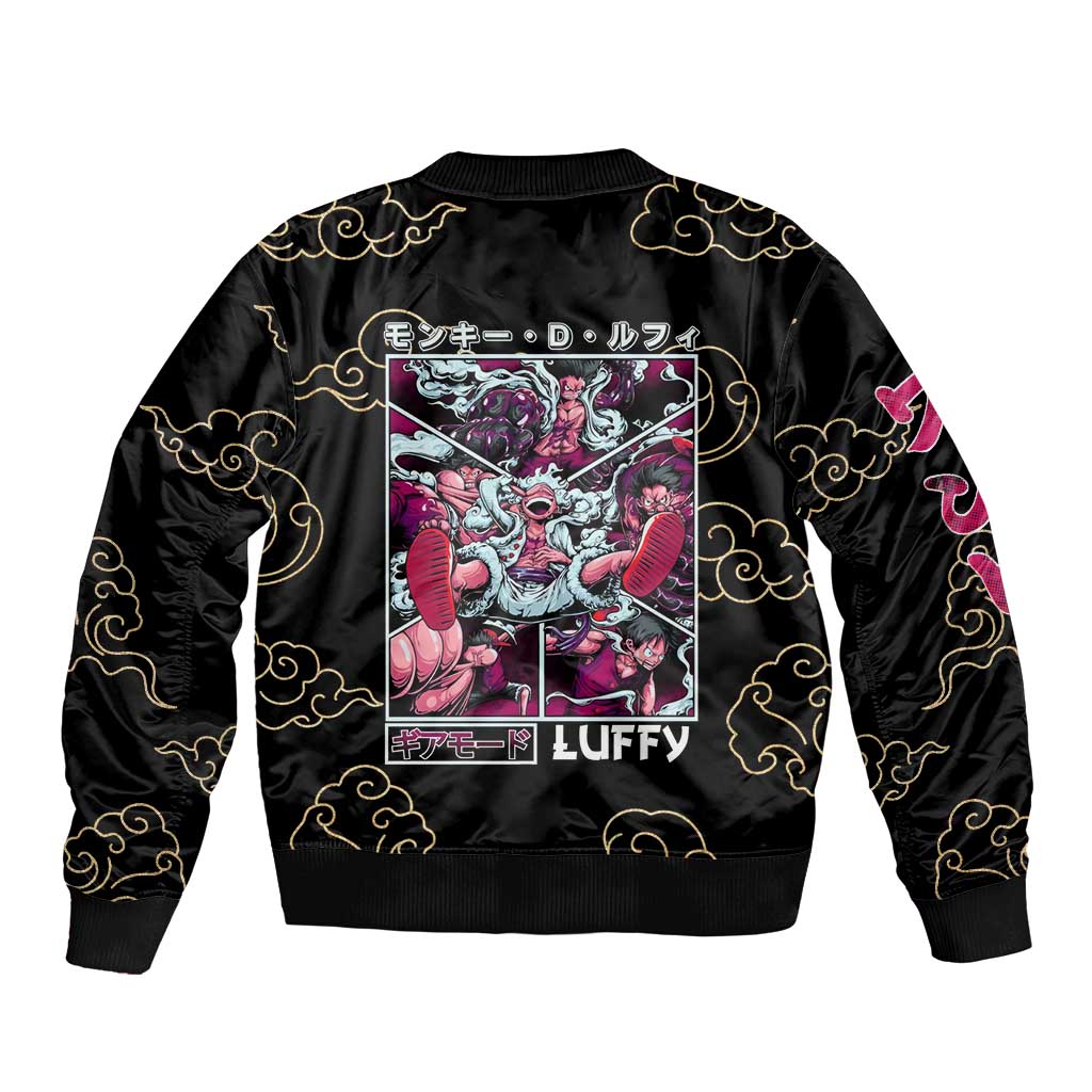 Monkey D. Luffy Gear 5th V4 One Piece Bomber Jacket Anime Style