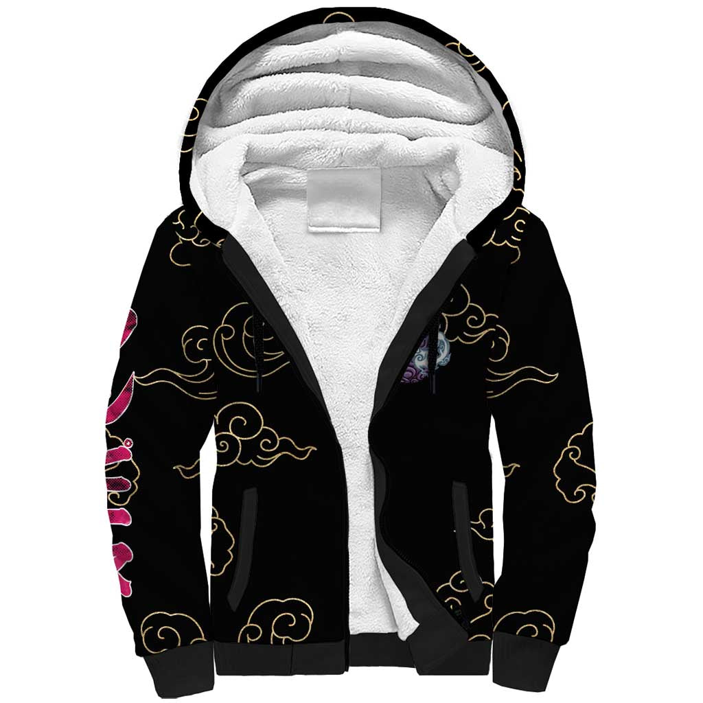 Monkey D. Luffy Gear 5th V4 One Piece Sherpa Hoodie Anime Style