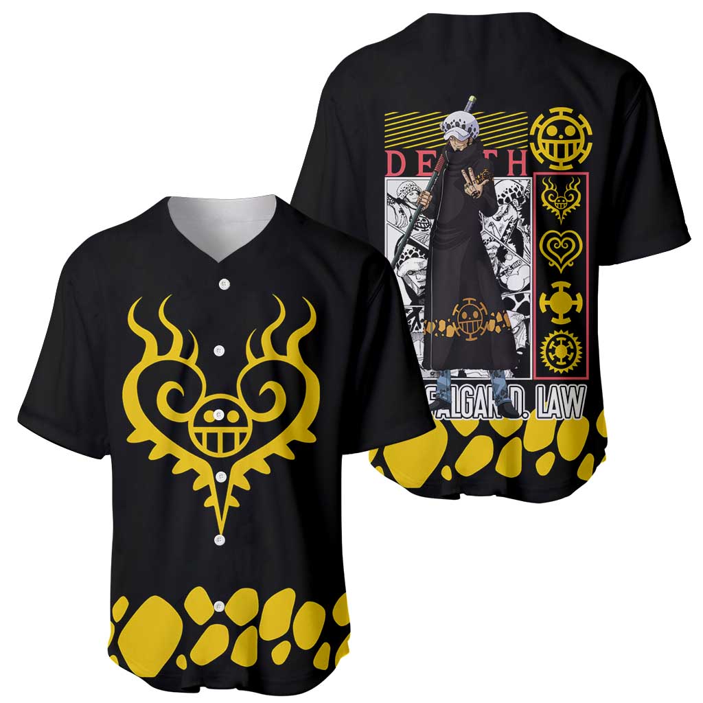 Trafalgar D. Law V2 One Piece Baseball Jersey Anime Style