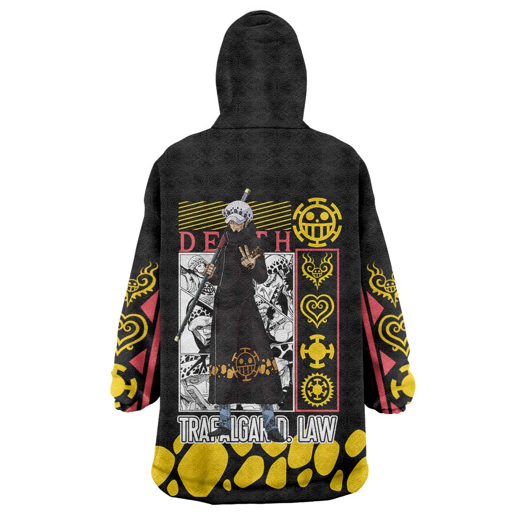 Trafalgar D. Law V2 One Piece Wearable Blanket Hoodie Anime Style