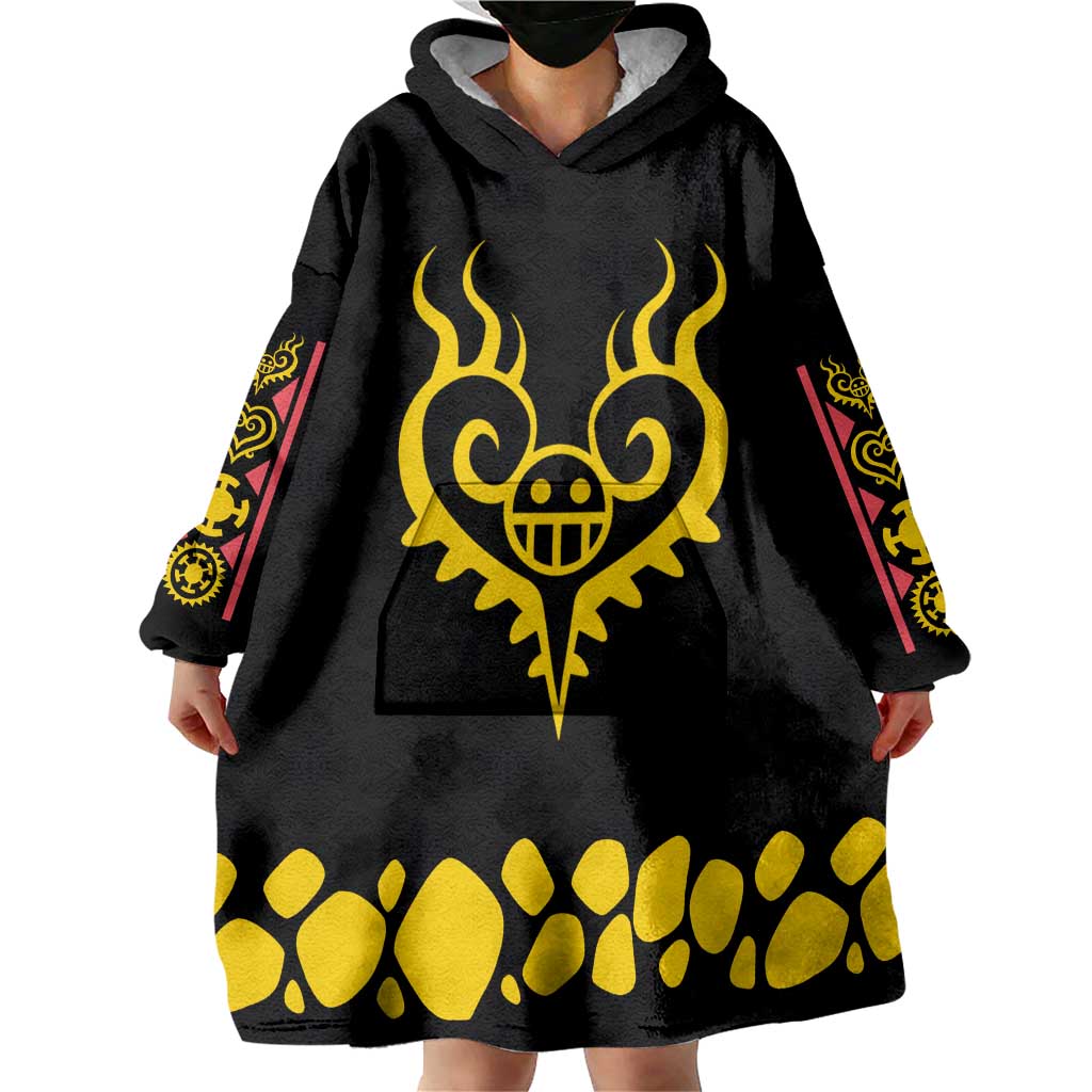 Trafalgar D. Law V2 One Piece Wearable Blanket Hoodie Anime Style