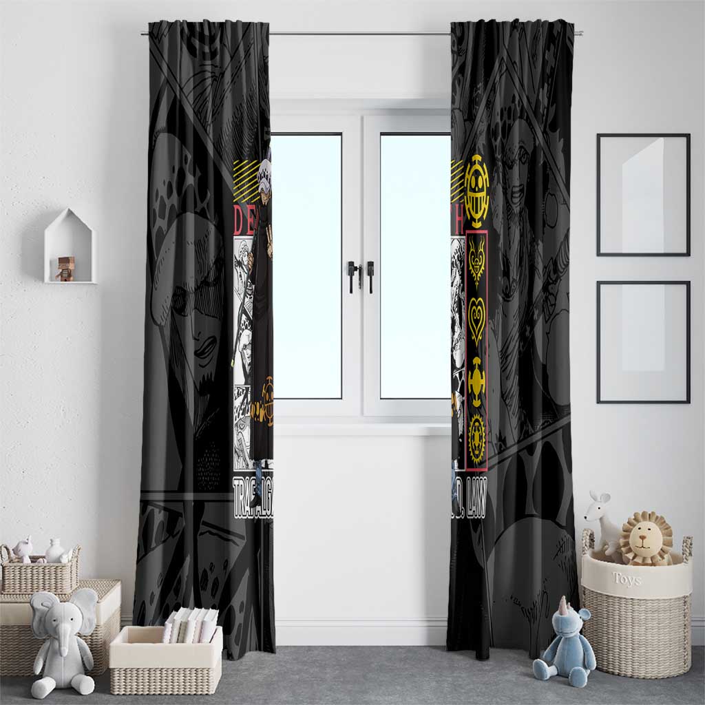 Trafalgar D. Law V2 One Piece Window Curtain Anime Style