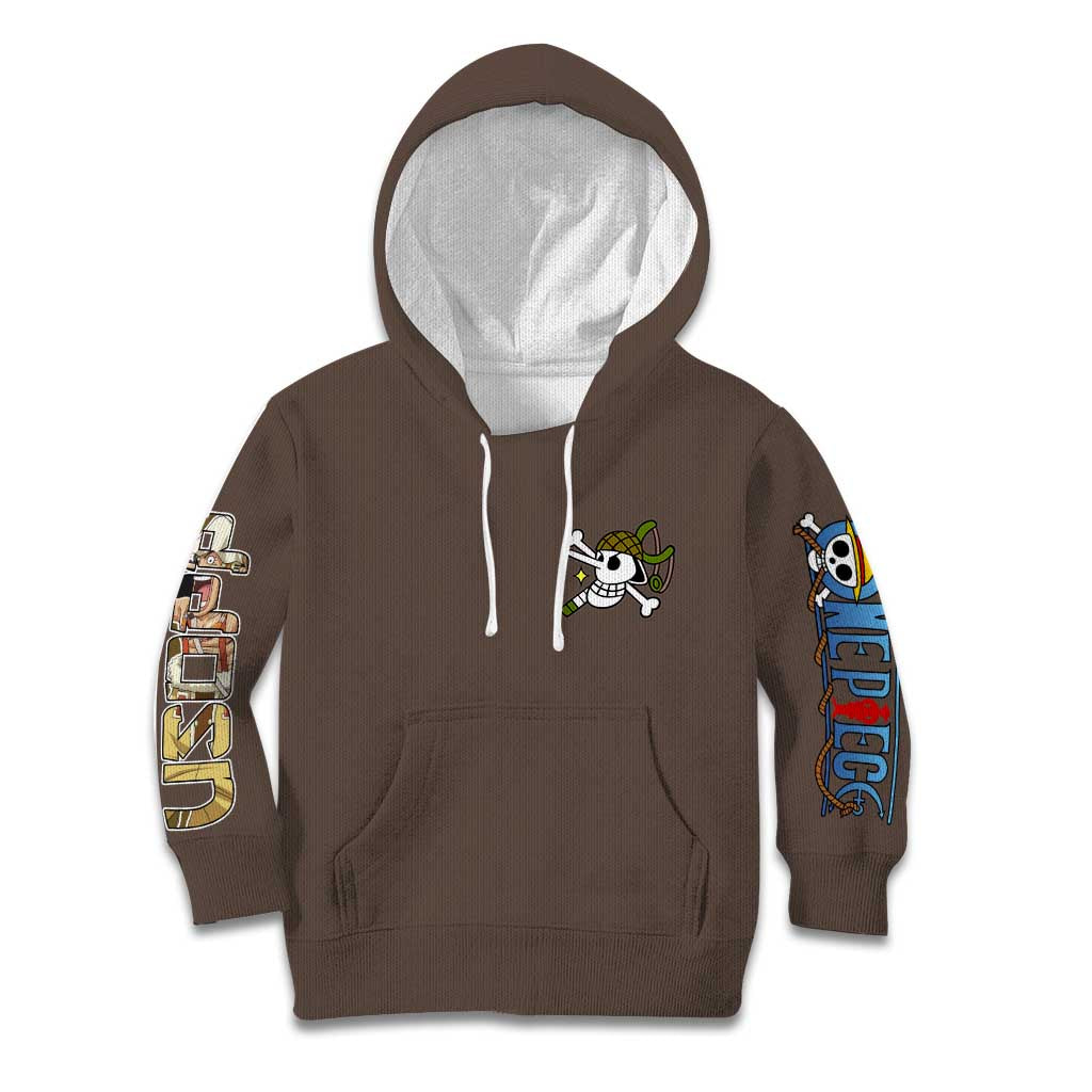 Usopp One Piece Streetwear Kid Hoodie Anime Style
