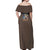 Usopp One Piece Streetwear Off Shoulder Maxi Dress Anime Style