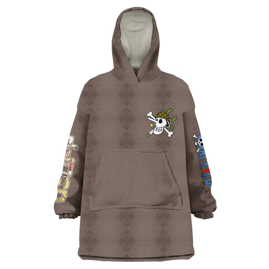 Usopp One Piece Streetwear Wearable Blanket Hoodie Anime Style