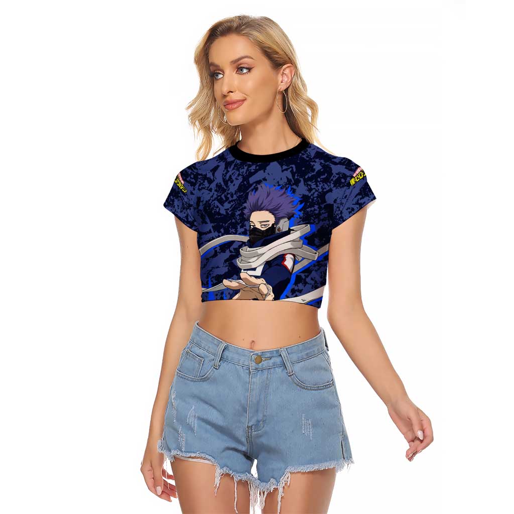 Hitoshi Shinso - My Hero Academia Raglan Cropped T Shirt Anime Style