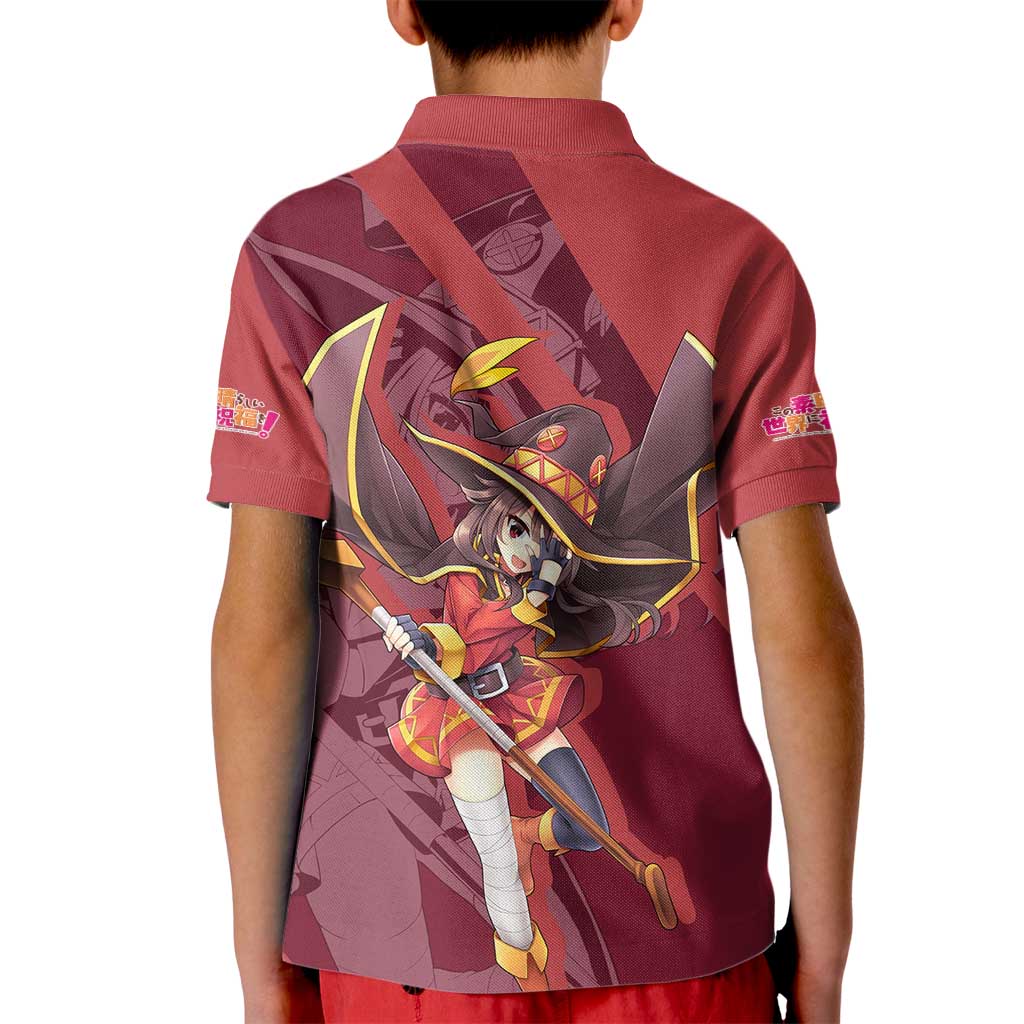 Megumin - KonoSuba Kid Polo Shirt Anime Style TS04