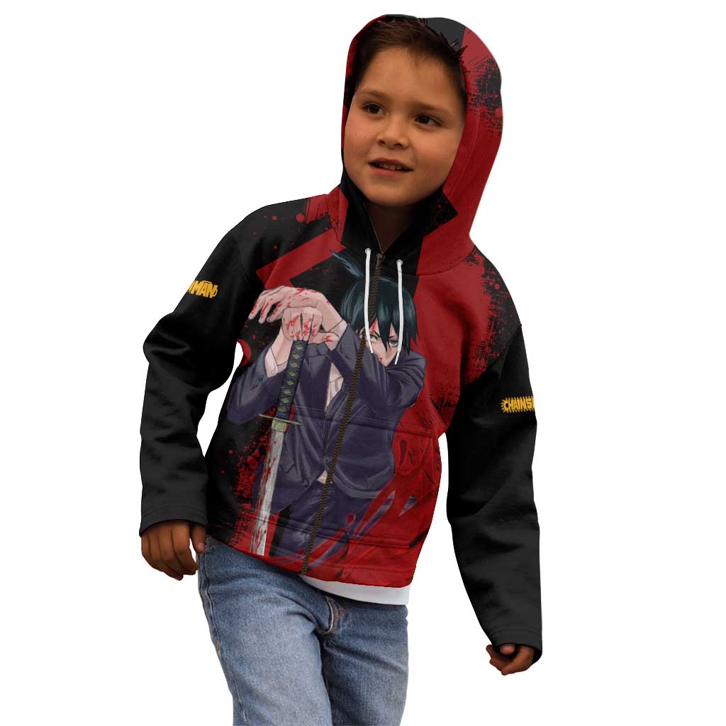 Aki Hayakawa - Chainsaw Man Kid Hoodie Anime Style