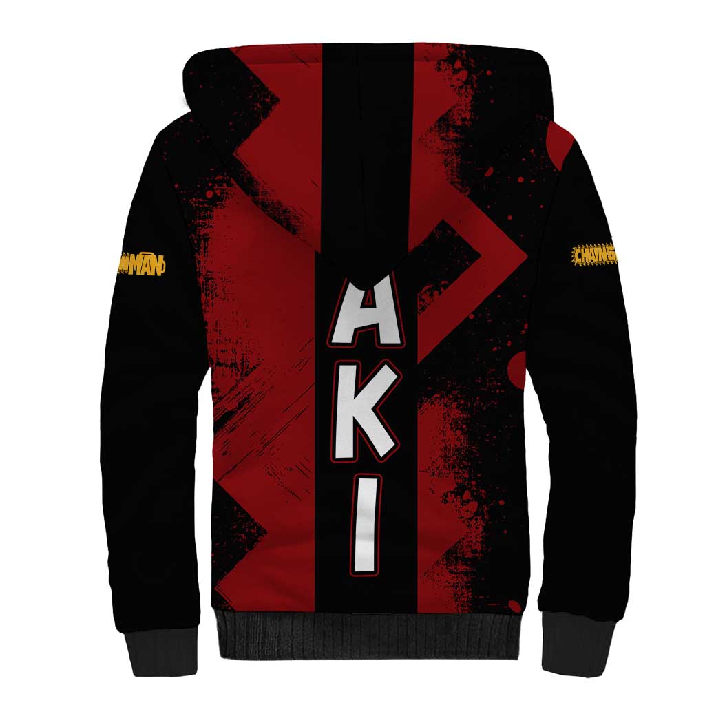 Aki Hayakawa - Chainsaw Man Sherpa Hoodie Anime Style