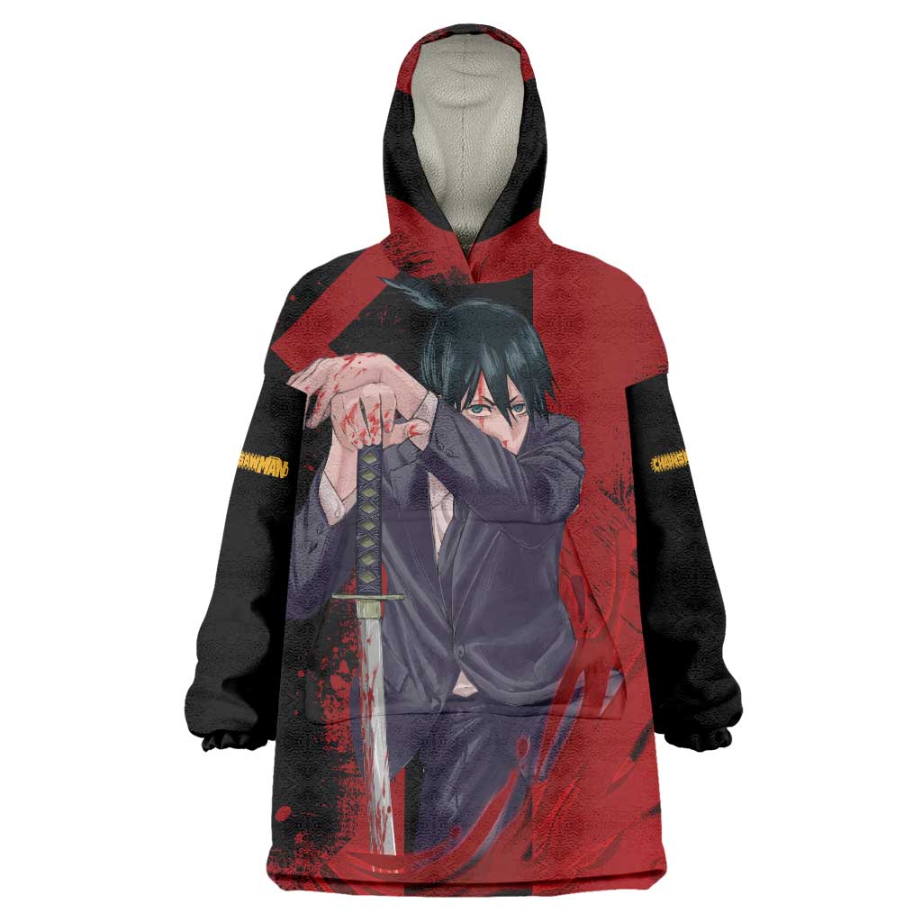 Aki Hayakawa - Chainsaw Man Wearable Blanket Hoodie Anime Style