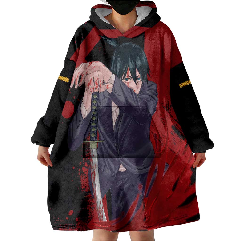Aki Hayakawa - Chainsaw Man Wearable Blanket Hoodie Anime Style