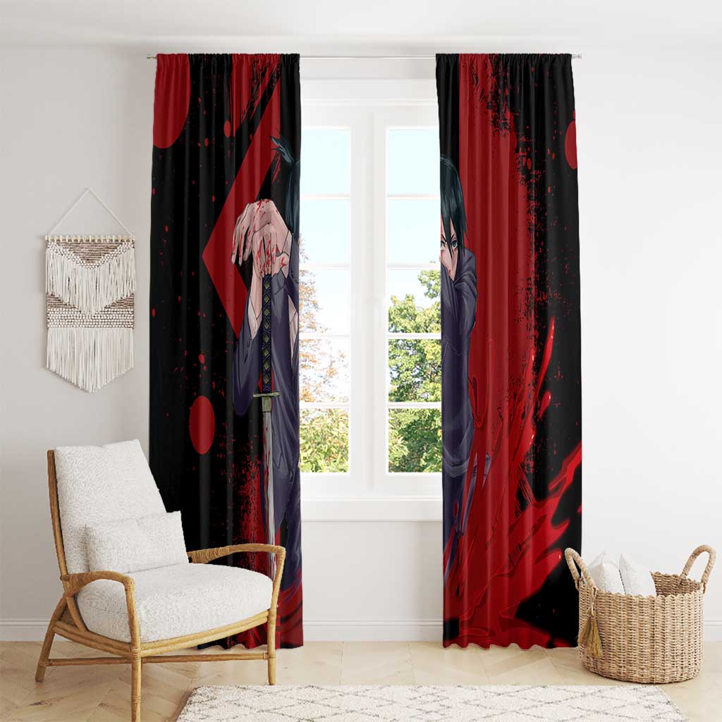 Aki Hayakawa - Chainsaw Man Window Curtain Anime Style