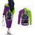 Piccolo - Dragon Ball Couples Matching Off The Shoulder Long Sleeve Dress and Long Sleeve Button Shirt Anime Style