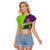 Piccolo - Dragon Ball Raglan Cropped T Shirt Anime Style