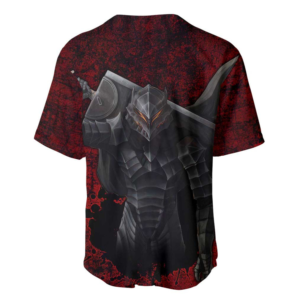 Guts - Berserk Baseball Jersey Anime Mix Grunge Blood Style
