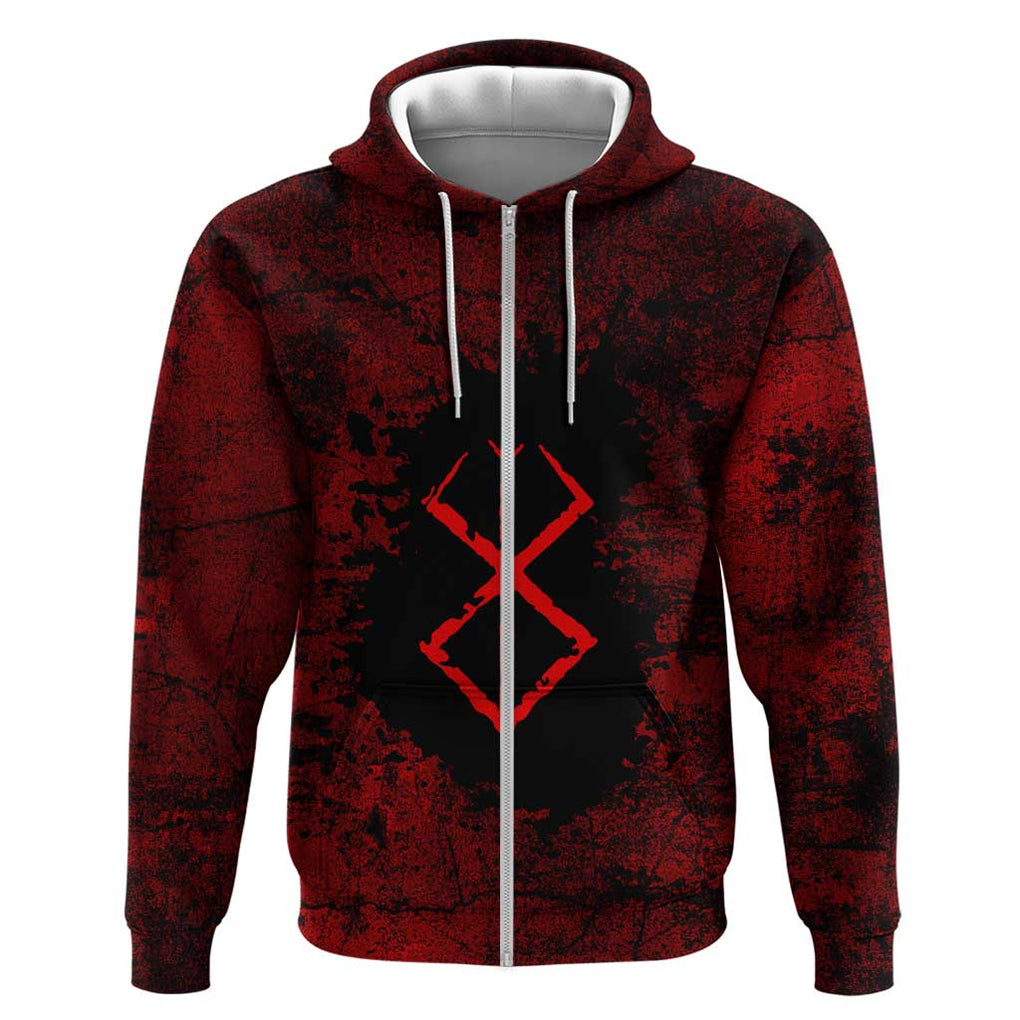 Guts - Berserk Hoodie Anime Mix Grunge Blood Style