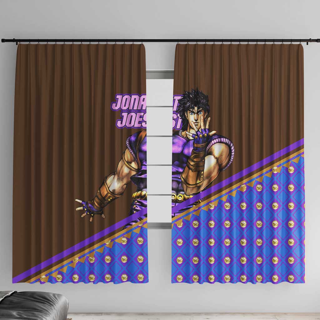 Jonathan Joestar - JoJo's Bizarre Adventure Window Curtain Anime Style
