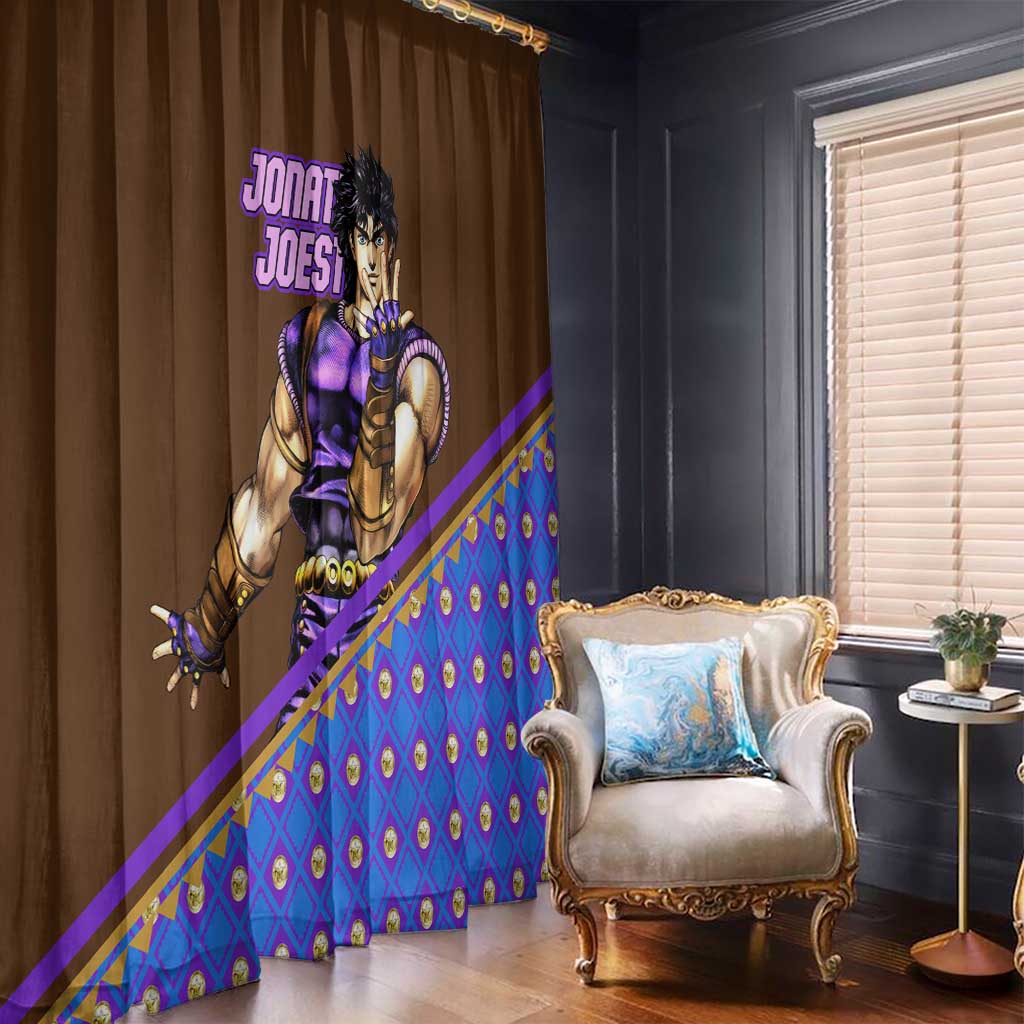 Jonathan Joestar - JoJo's Bizarre Adventure Window Curtain Anime Style