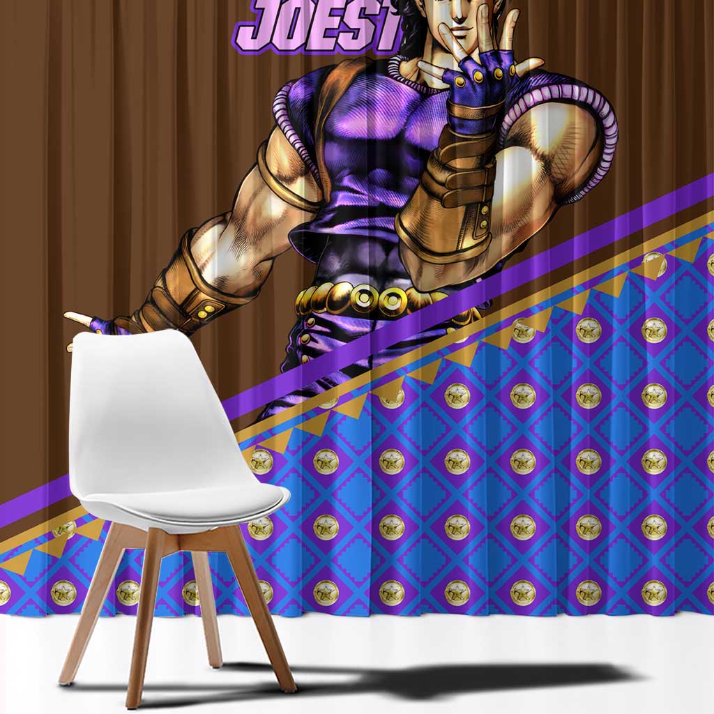 Jonathan Joestar - JoJo's Bizarre Adventure Window Curtain Anime Style