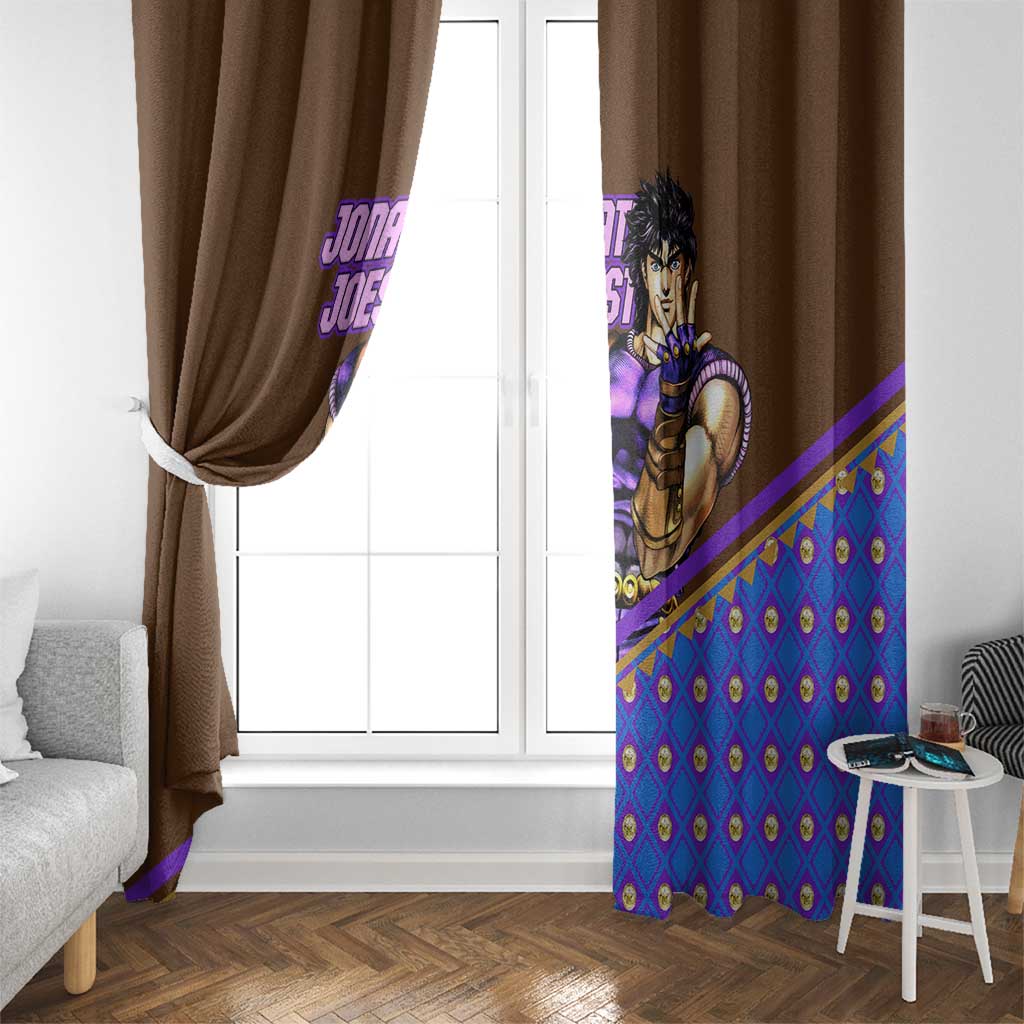Jonathan Joestar - JoJo's Bizarre Adventure Window Curtain Anime Style