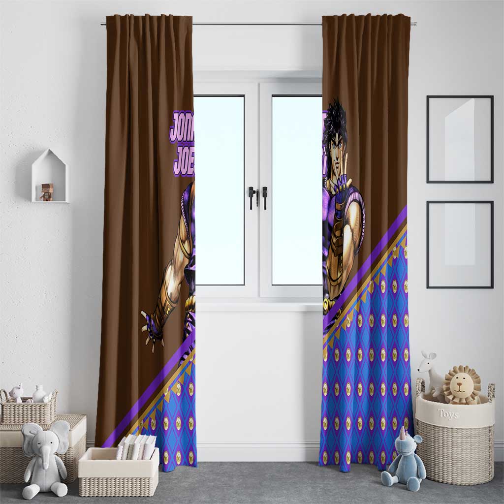 Jonathan Joestar - JoJo's Bizarre Adventure Window Curtain Anime Style