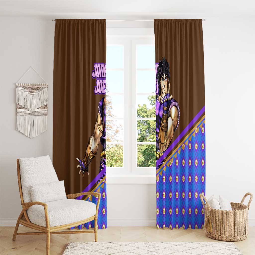 Jonathan Joestar - JoJo's Bizarre Adventure Window Curtain Anime Style