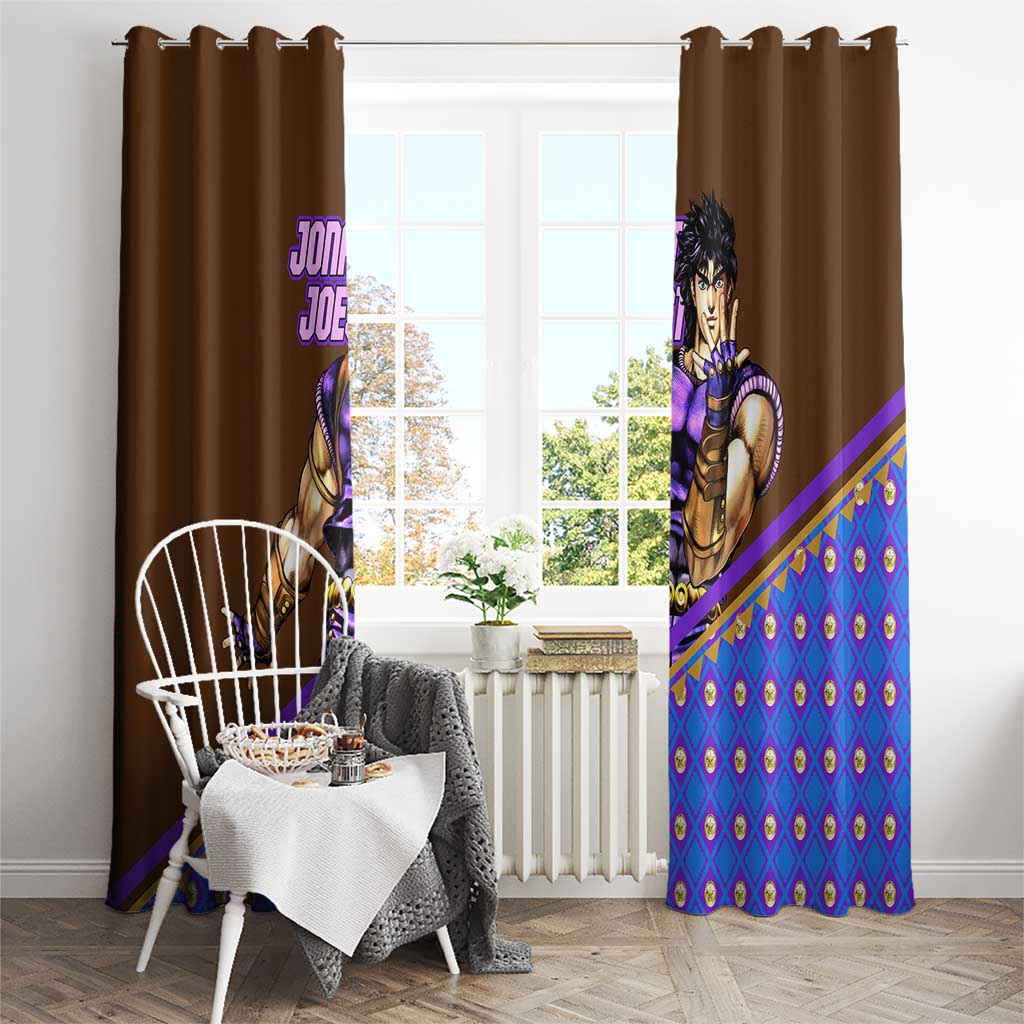 Jonathan Joestar - JoJo's Bizarre Adventure Window Curtain Anime Style