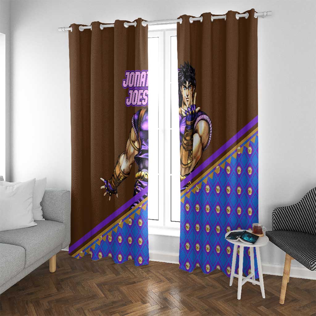Jonathan Joestar - JoJo's Bizarre Adventure Window Curtain Anime Style