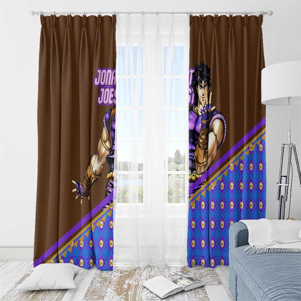Jonathan Joestar - JoJo's Bizarre Adventure Window Curtain Anime Style