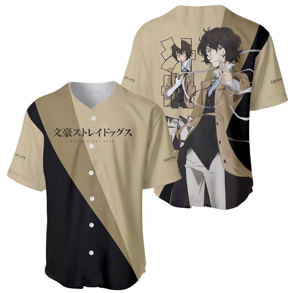 Osamu Dazai Baseball Jersey Anime Style