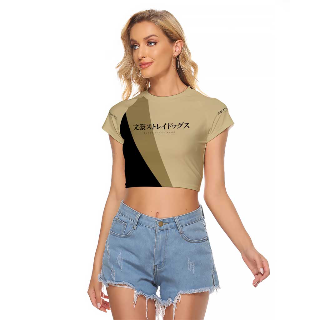 Osamu Dazai Raglan Cropped T Shirt Anime Style