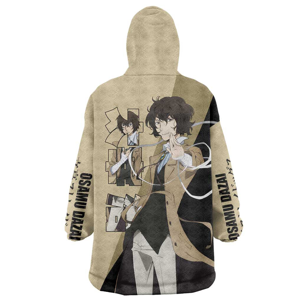 Osamu Dazai Wearable Blanket Hoodie Anime Style