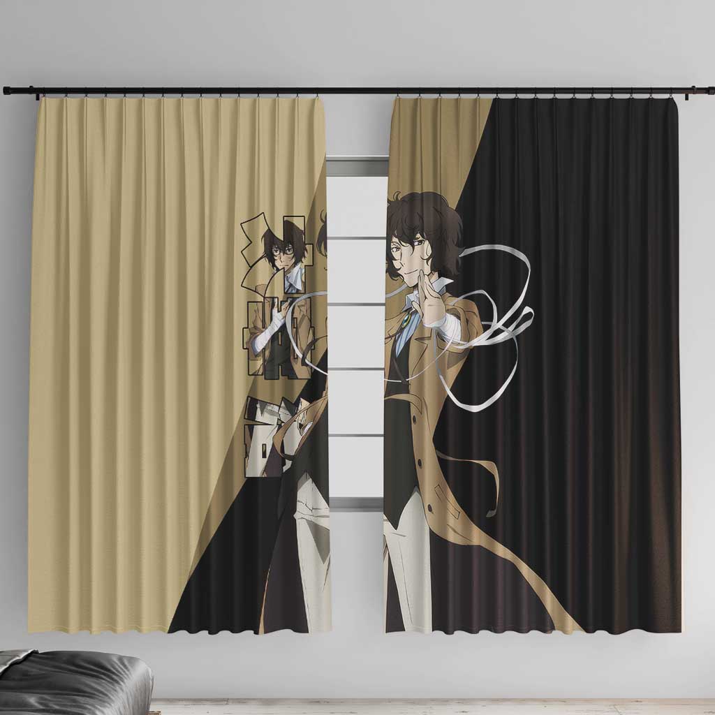 Osamu Dazai Window Curtain Anime Style
