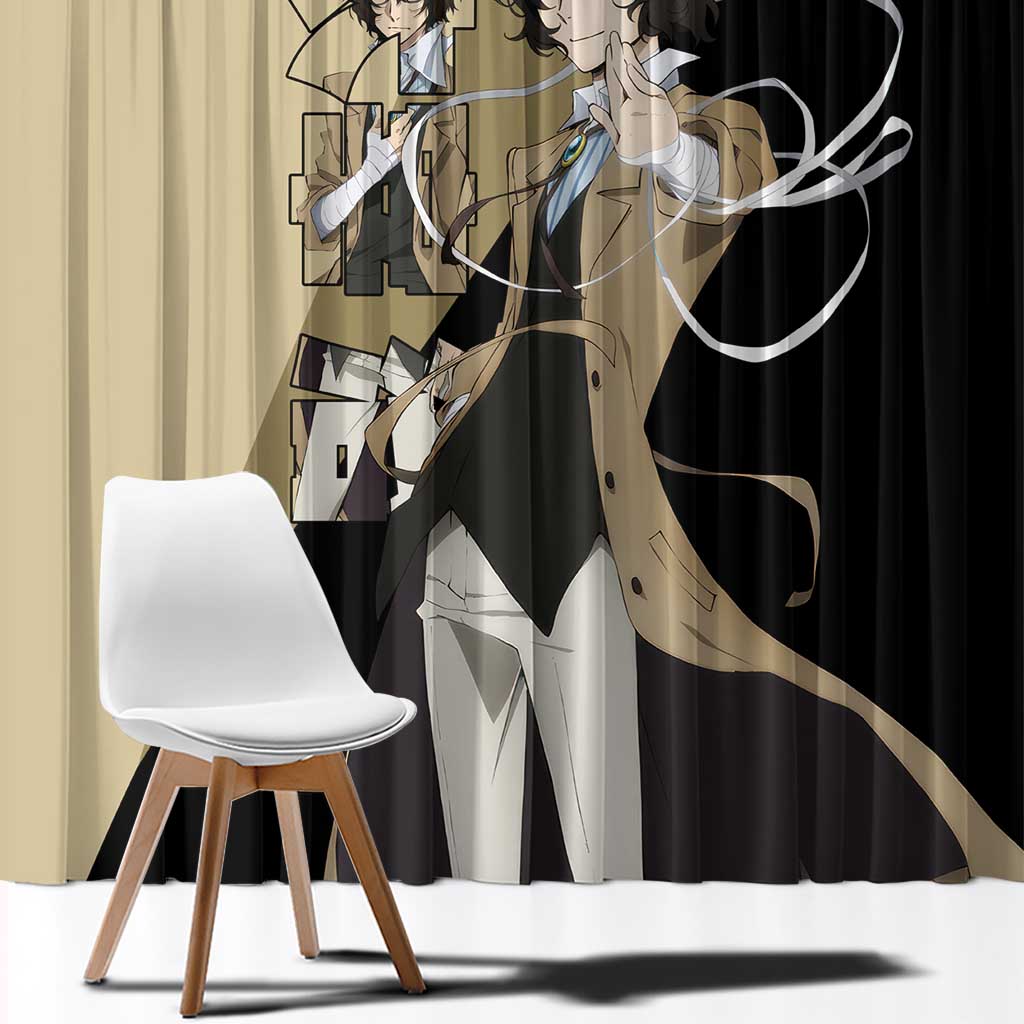 Osamu Dazai Window Curtain Anime Style