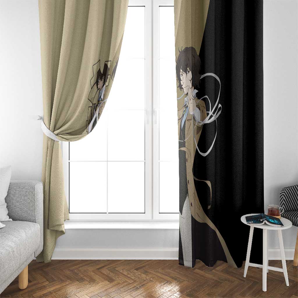 Osamu Dazai Window Curtain Anime Style