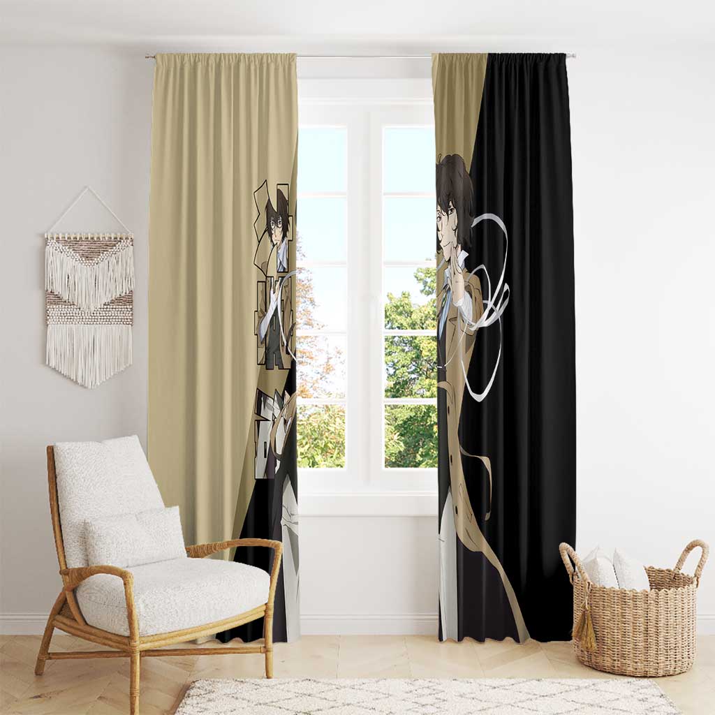 Osamu Dazai Window Curtain Anime Style