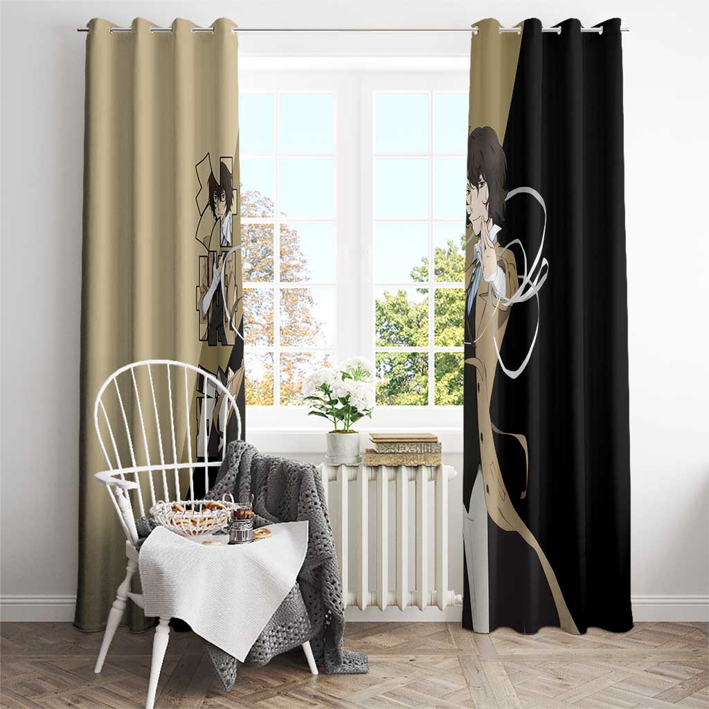 Osamu Dazai Window Curtain Anime Style