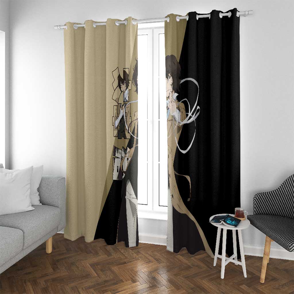 Osamu Dazai Window Curtain Anime Style