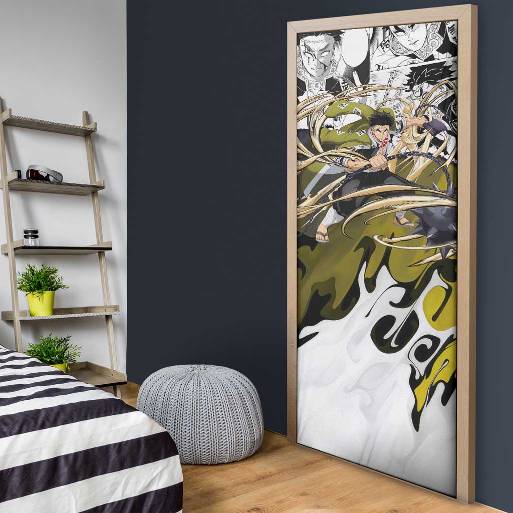 Guts and Casca Berserk Door Cover with Dark Fantasy Battle-Ready Design - The Mazicc