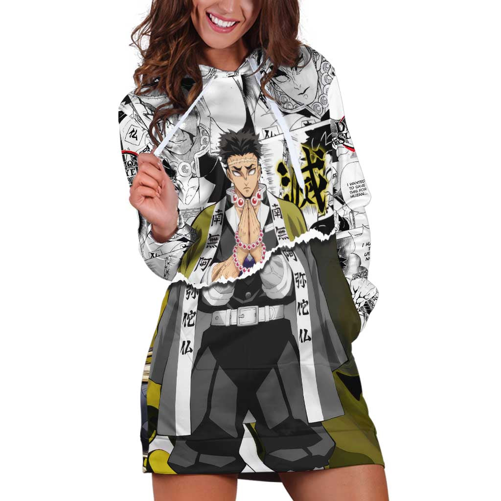 Guts and Casca Berserk Hoodie Dress with Dark Fantasy Battle-Ready Design - The Mazicc