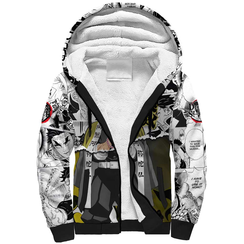Guts and Casca Berserk Sherpa Hoodie with Dark Fantasy Battle-Ready Design - The Mazicc