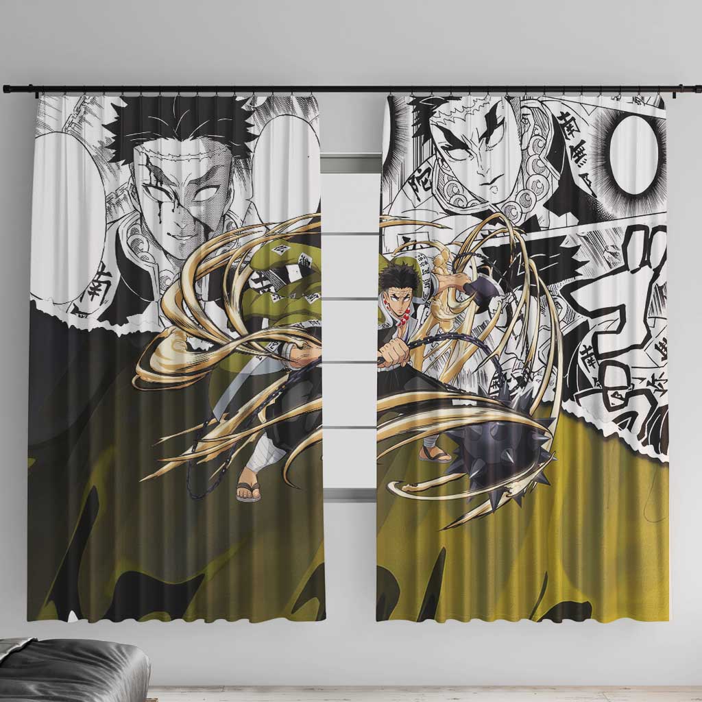 Guts and Casca Berserk Window Curtain with Dark Fantasy Battle-Ready Design - The Mazicc