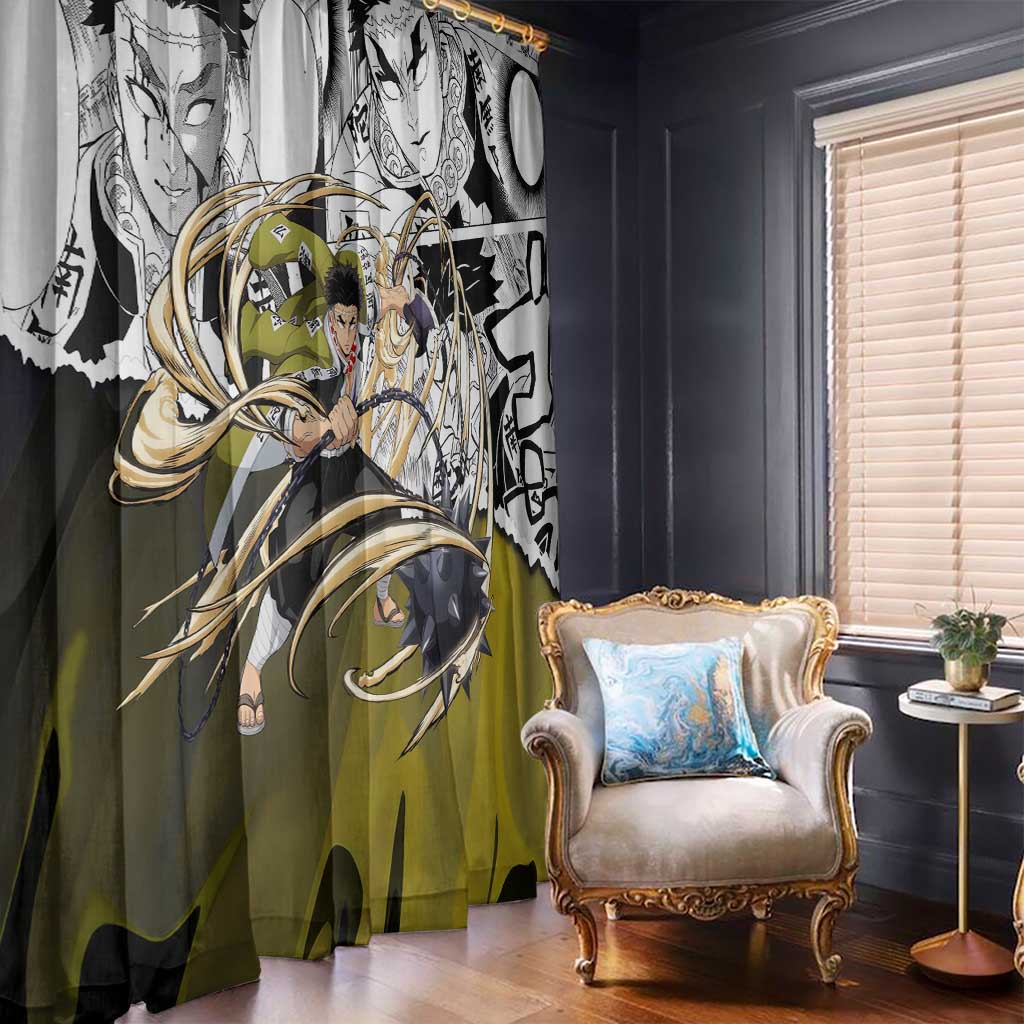 Guts and Casca Berserk Window Curtain with Dark Fantasy Battle-Ready Design - The Mazicc