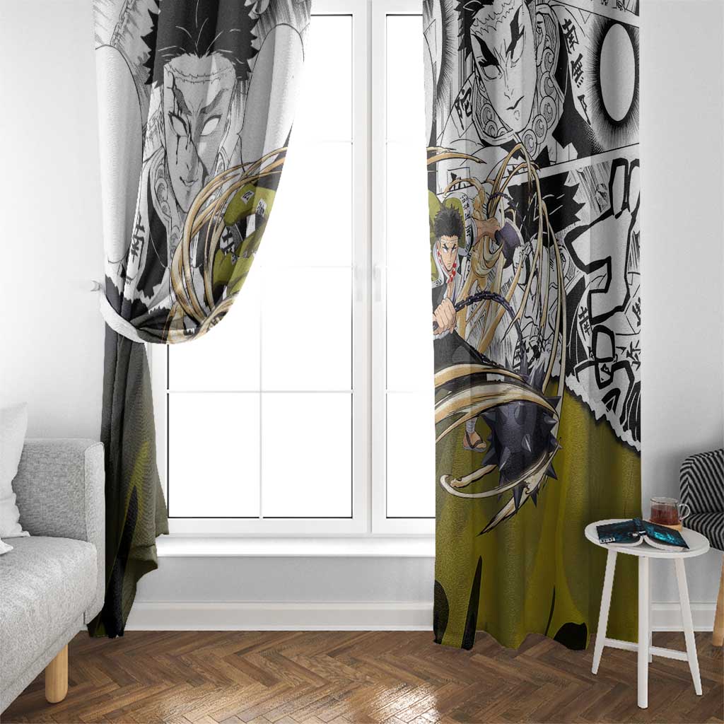Guts and Casca Berserk Window Curtain with Dark Fantasy Battle-Ready Design - The Mazicc