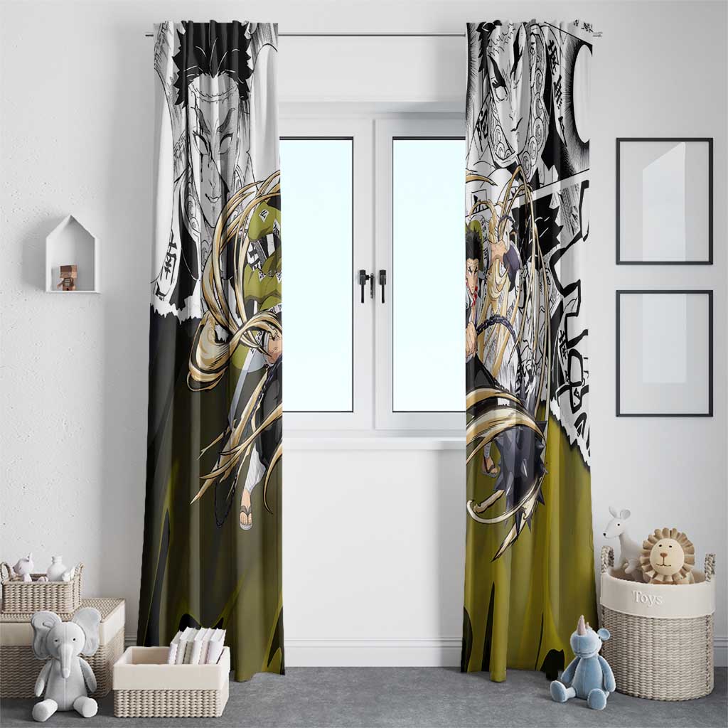 Guts and Casca Berserk Window Curtain with Dark Fantasy Battle-Ready Design - The Mazicc