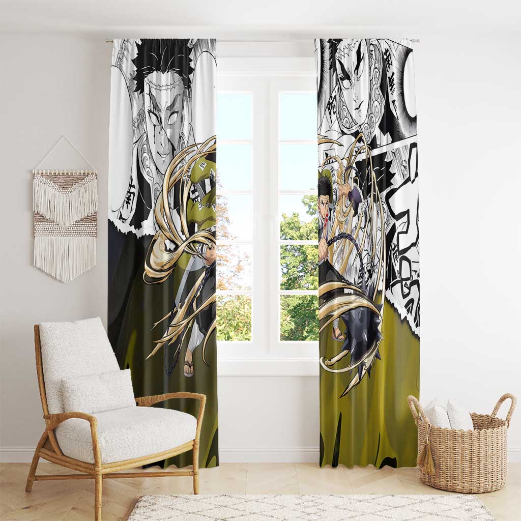 Guts and Casca Berserk Window Curtain with Dark Fantasy Battle-Ready Design - The Mazicc