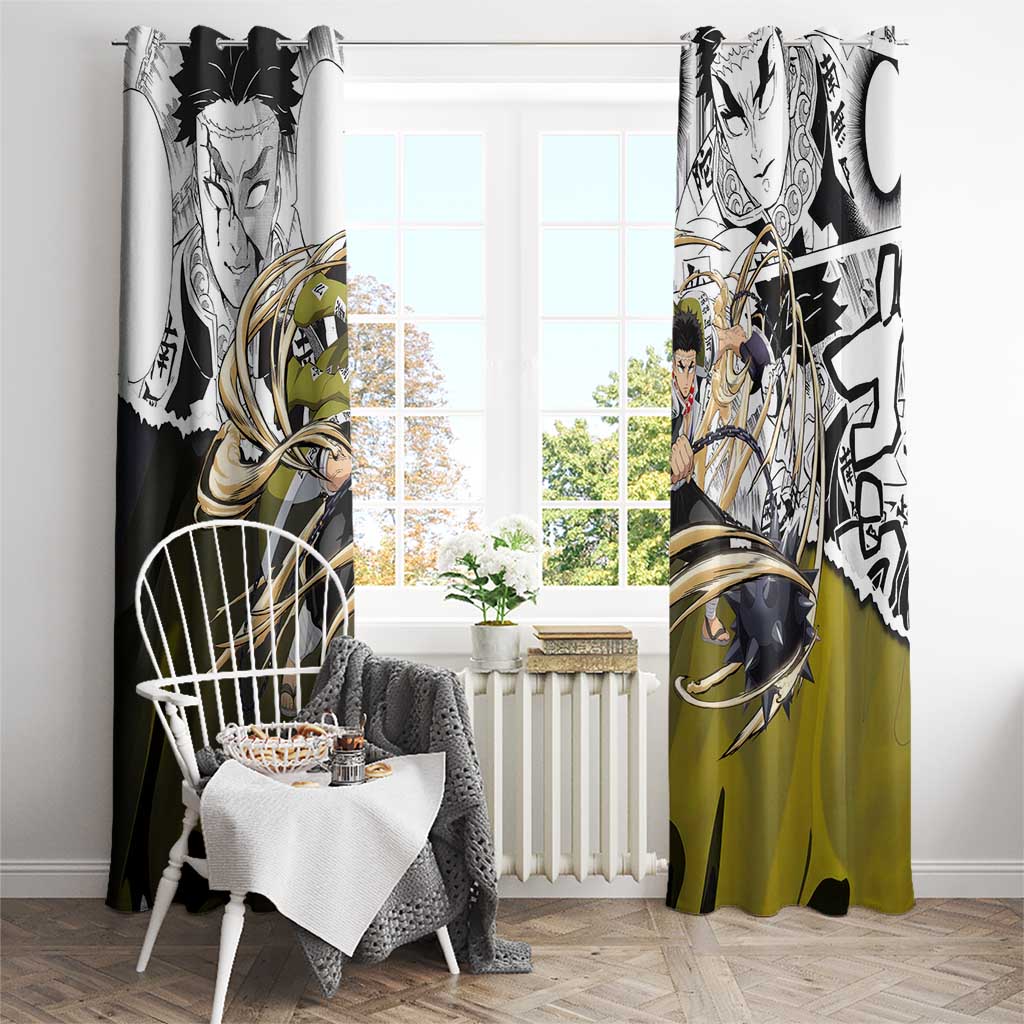 Guts and Casca Berserk Window Curtain with Dark Fantasy Battle-Ready Design - The Mazicc