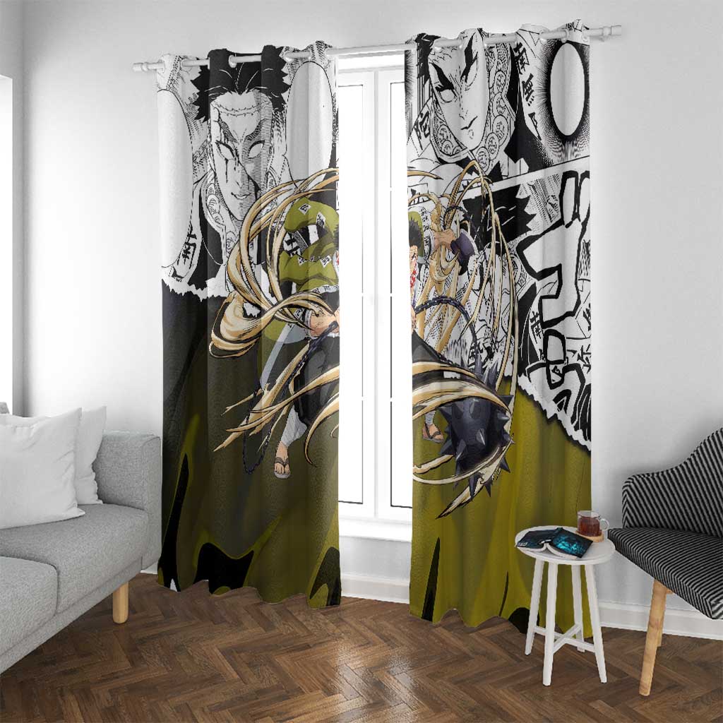 Guts and Casca Berserk Window Curtain with Dark Fantasy Battle-Ready Design - The Mazicc